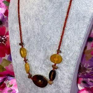 Vintage Natural Beaded Necklace